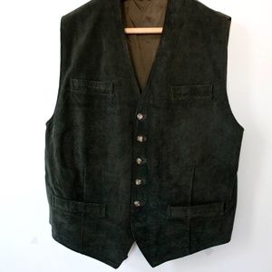 Green Suede Vest